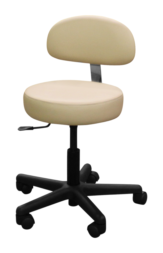 "Advantage" Pro Salon Stool with Backrest