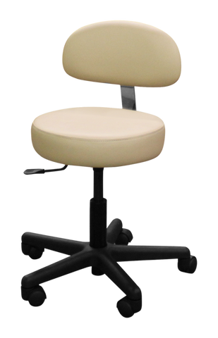 "Advantage" Pro Salon Stool with Backrest