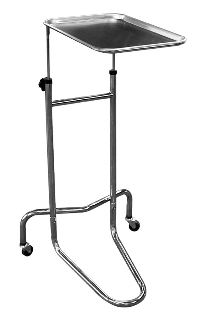 Mobile Stainless Steel Instrument Tray